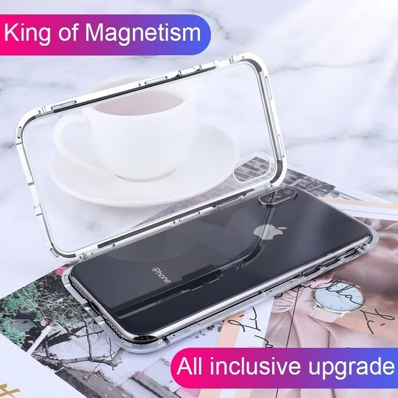 Phone Cases for iPhone XS Max XS X 7 8 Plus Protective Back Shell Cover Seamless Fit Scratchproof Magnetic Transparent
Phone Cases for iPhone XS Max XS X 7 8 Plus Protective Back Shell Cover Seamless Fit Scratchproof Magnetic Transparent