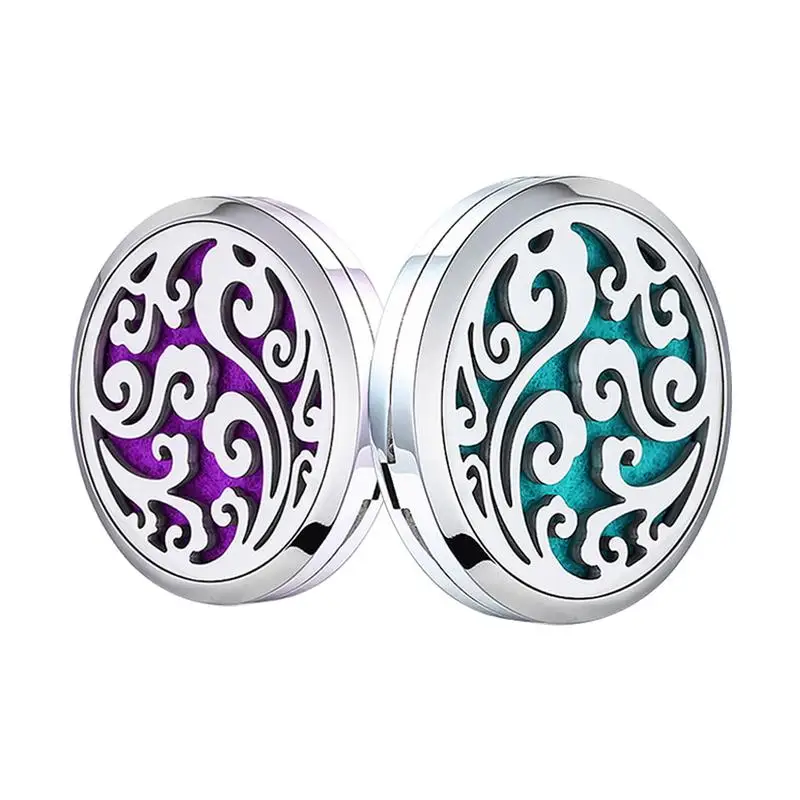 2PC Car Freshener Stainless Steel Xiangyun Pattern Automobile Aromatic Essential Oil Diffuser Air Clamp 20 Cotton Cores
2PC Car Freshener Stainless Steel Xiangyun Pattern Automobile Aromatic Essential Oil Diffuser Air Clamp 20 Cotton Cores