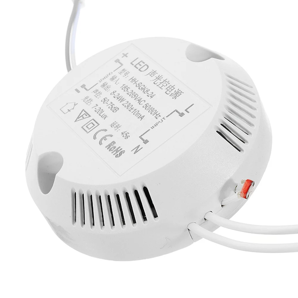 CLAITE LED Modules 8-36W Intelligent Sensor LED Ceiling Light Sound Control Power Supply Module AC185-265V
CLAITE LED Modules 8-36W Intelligent Sensor LED Ceiling Light Sound Control Power Supply Module AC185-265V
