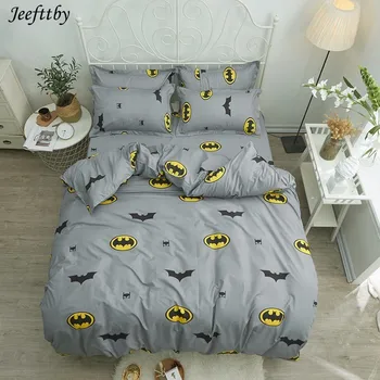 USA Russian Cartoon Kids Bedding Sets Children Toddler Batman Duvet Cover Pillowcase Set 2/3pcs Bedclothes 140x200cm Size
USA Russian Cartoon Kids Bedding Sets Children Toddler Batman Duvet Cover Pillowcase Set 2/3pcs Bedclothes 140x200cm Size