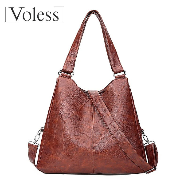 Vintage Handbag Women high Quality Leather Casual Tote Large Capacity Trendy Shoulder Bag Female Solid Retro Women Crossbody Bag
Vintage Handbag Women high Quality Leather Casual Tote Large Capacity Trendy Shoulder Bag Female Solid Retro Women Crossbody Bag