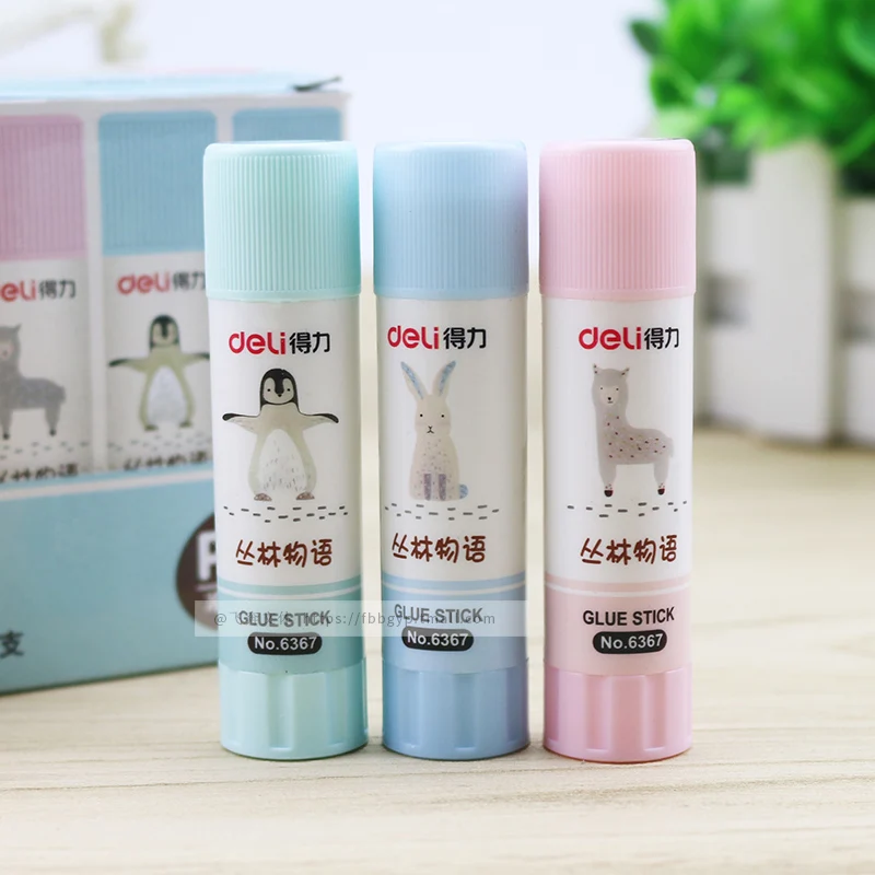 3Pcs PVP Glue Stick Cartoon Forest Story For Kids 9g High Viscosity Solid Glue Students Stationery 3 Designs Deli 6367
3Pcs PVP Glue Stick Cartoon Forest Story For Kids 9g High Viscosity Solid Glue Students Stationery 3 Designs Deli 6367