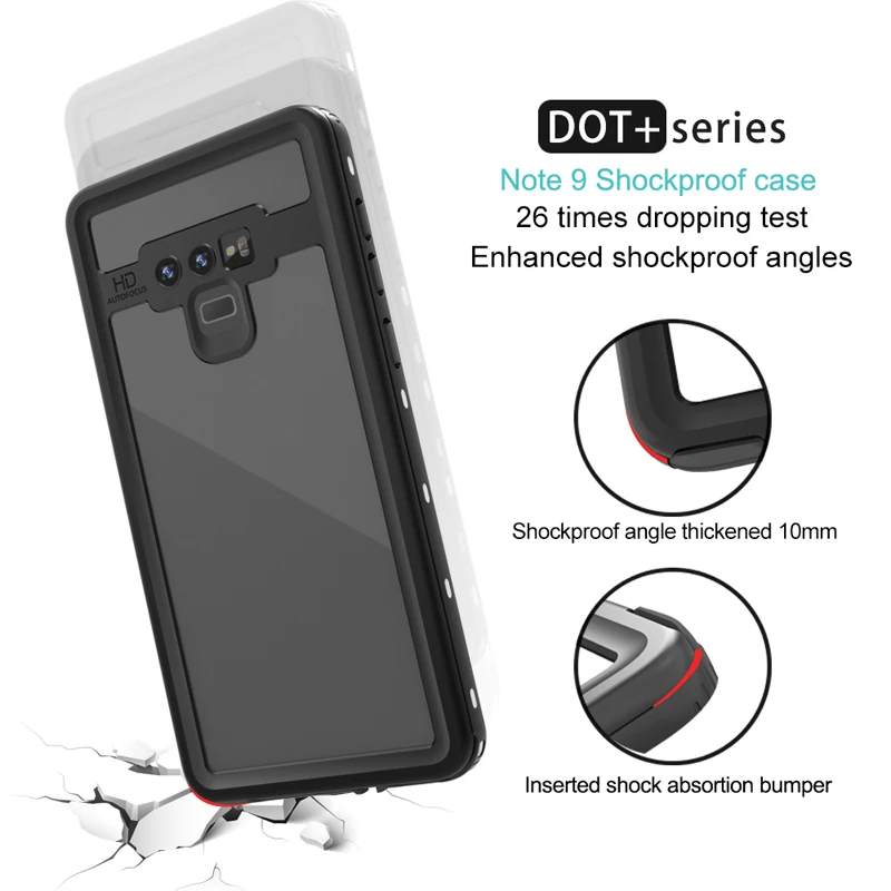 Redpepper Clear Transparent Waterproof Swimming Shockproof Case For iPhone X XS Max XR Samsung S9 Plus Note 9 Retail Package
Redpepper Clear Transparent Waterproof Swimming Shockproof Case For iPhone X XS Max XR Samsung S9 Plus Note 9 Retail Package