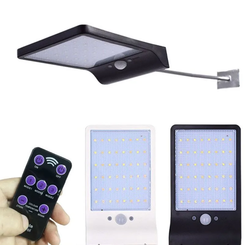 DCOO 48 LED Outdoor Wall Solar Motion Sensor Lights with Remote Controller Wireless Waterproof Security Lights Wall Deck Fence
DCOO 48 LED Outdoor Wall Solar Motion Sensor Lights with Remote Controller Wireless Waterproof Security Lights Wall Deck Fence