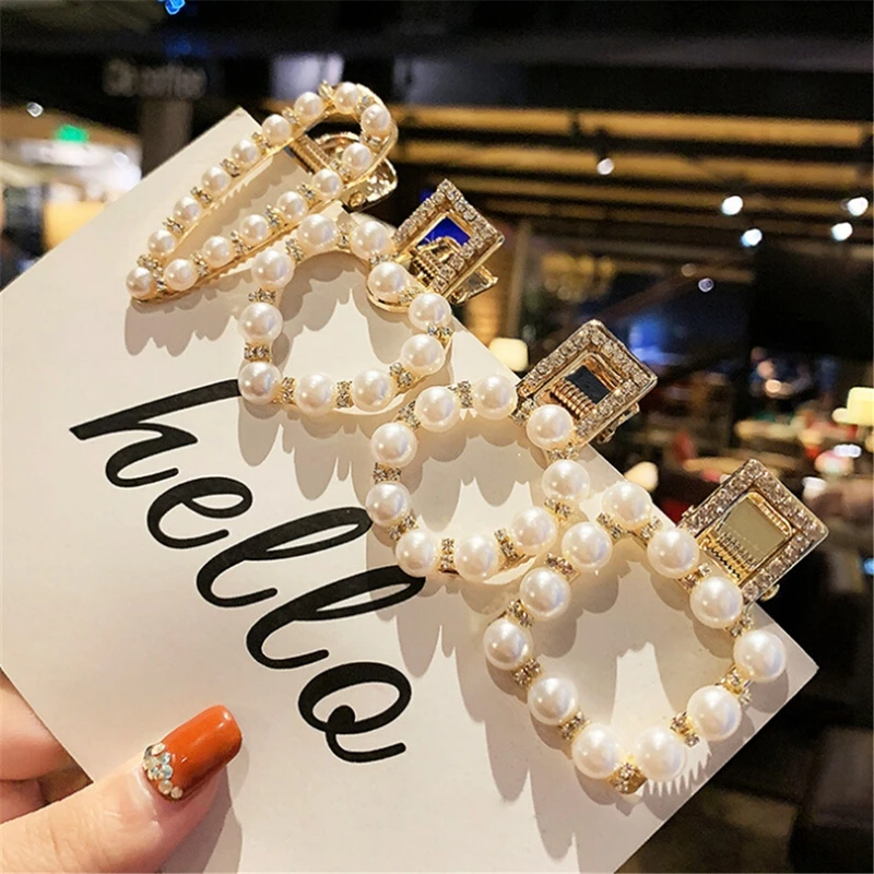 New Fashion Korean Girls Pearl Flower Hairpins Crystal Hair Pins Clips Rhinestone Hairgrips Bridesmaid Side Hair Clips
New Fashion Korean Girls Pearl Flower Hairpins Crystal Hair Pins Clips Rhinestone Hairgrips Bridesmaid Side Hair Clips