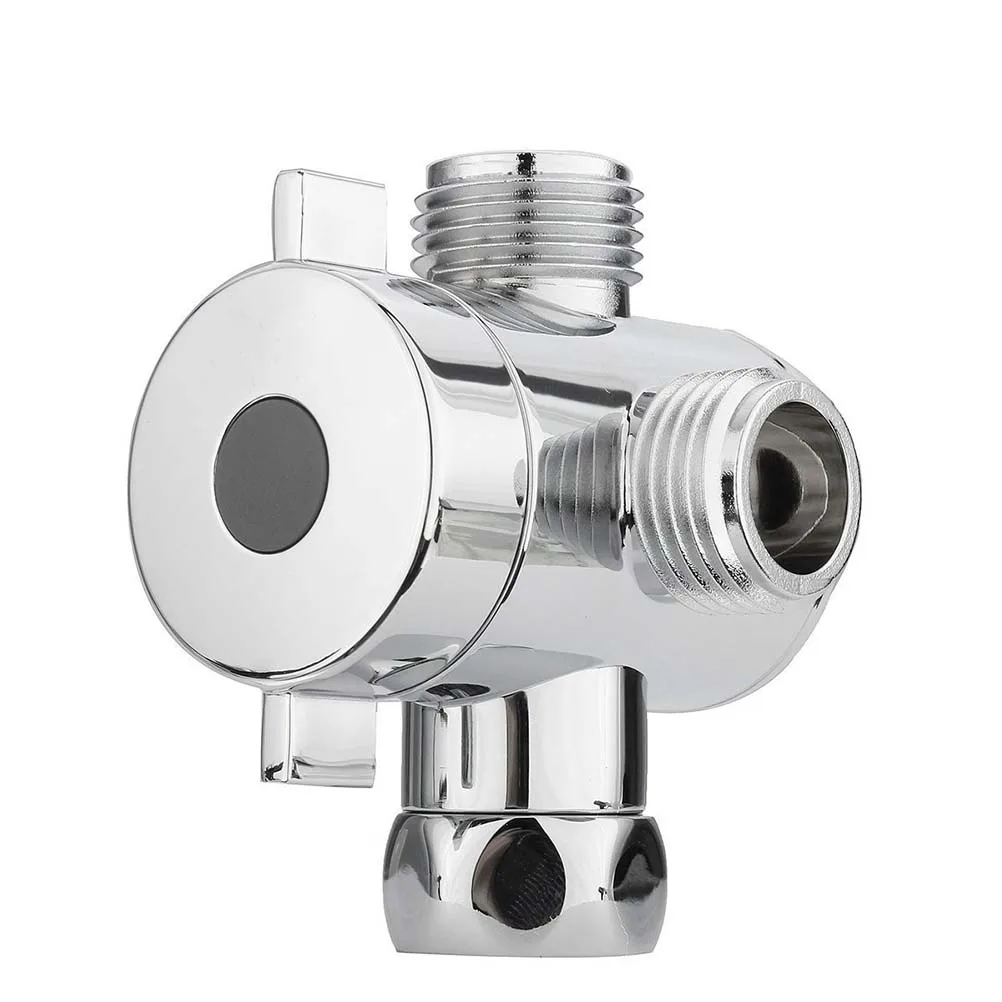 1 Pc Shower Head Shut-Off Valve 3 Way Handheld Chrome Adjustable T-adapter Valve for Shower Head Hand Shower Bidet Sprayer
1 Pc Shower Head Shut-Off Valve 3 Way Handheld Chrome Adjustable T-adapter Valve for Shower Head Hand Shower Bidet Sprayer