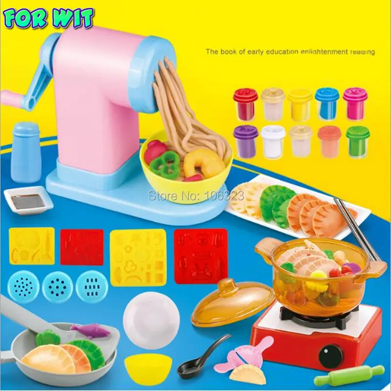 2018 Big 3D Color Clay Mold, Non-toxic Plasticine Modeling Tool Kit, Noodles Machine Dumplings Maker, Chinese Food Playdough Toy
2018 Big 3D Color Clay Mold, Non-toxic Plasticine Modeling Tool Kit, Noodles Machine Dumplings Maker, Chinese Food Playdough Toy
