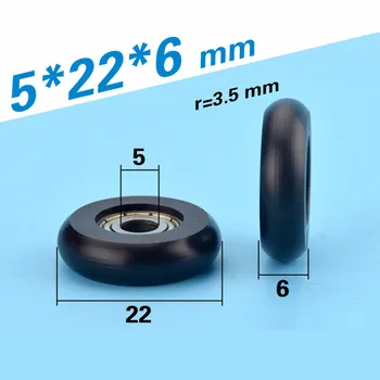 Free Shipping miniature inner diameter 5mm roller wheel round type 5*22*6 roller bearing wheel
Free Shipping miniature inner diameter 5mm roller wheel round type 5*22*6 roller bearing wheel