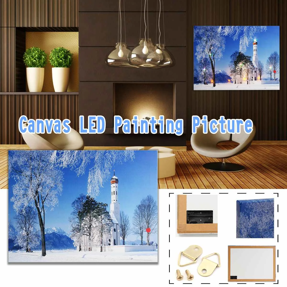 High Quality White House Snow Landscape Light Up LED Canvas Painting for Home Room Hotel Hallway Decor Gifts Art Sets
High Quality White House Snow Landscape Light Up LED Canvas Painting for Home Room Hotel Hallway Decor Gifts Art Sets