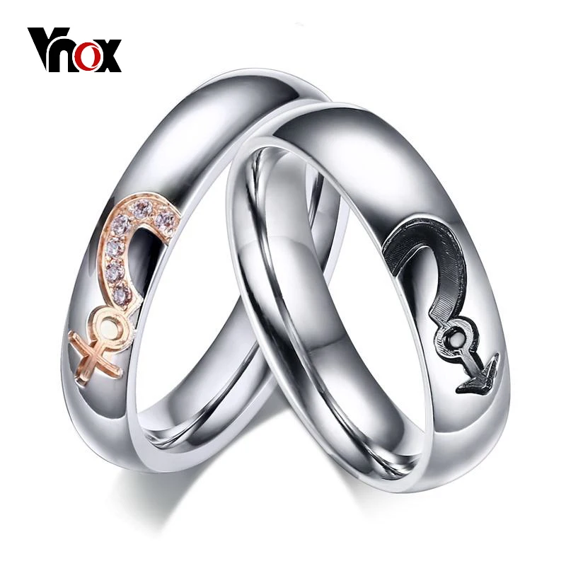 Vnox AAA CZ Stone Heart Wedding Rings for Women Men Couple Promise Ring Alliance Anniversary Band Bijoux
Vnox AAA CZ Stone Heart Wedding Rings for Women Men Couple Promise Ring Alliance Anniversary Band Bijoux