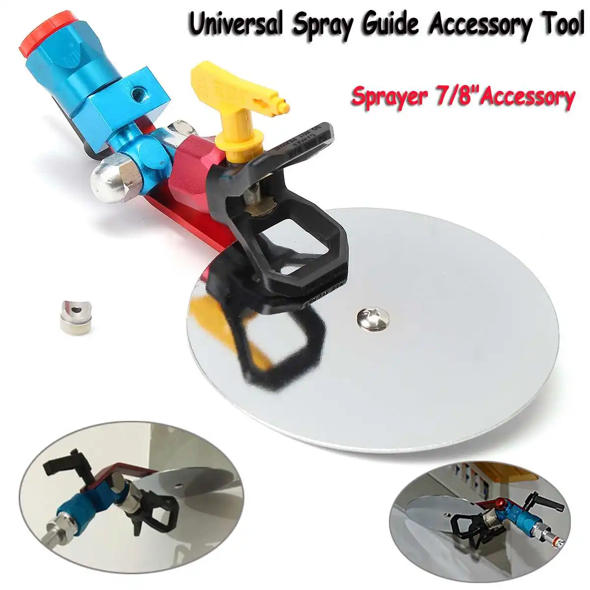 Spray Guide Accessory Tool for 7/8" Spary G u n Paint Sprayer with Airless Spray Tip Power Tool Spraying Machine Guide Tool
Spray Guide Accessory Tool for 7/8" Spary G u n Paint Sprayer with Airless Spray Tip Power Tool Spraying Machine Guide Tool