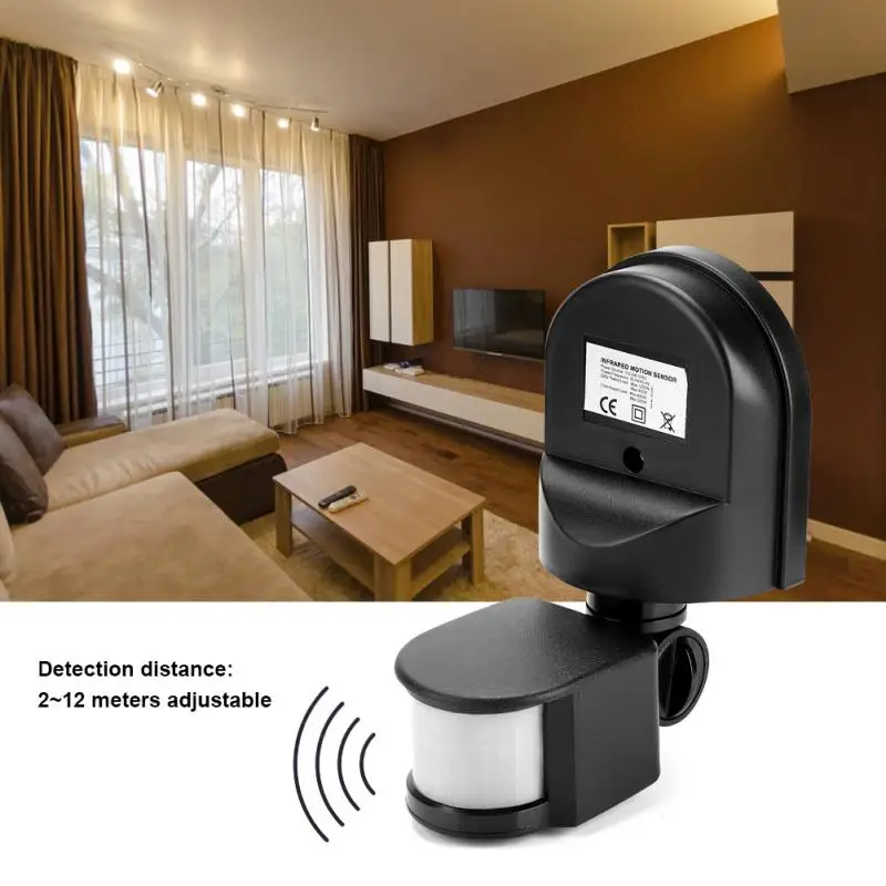 110V-240V Infrared Motion Sensor Switch Adjustable PIR Body Motion Sensor Switch Detector Light Bulb Switch interruptor
110V-240V Infrared Motion Sensor Switch Adjustable PIR Body Motion Sensor Switch Detector Light Bulb Switch interruptor