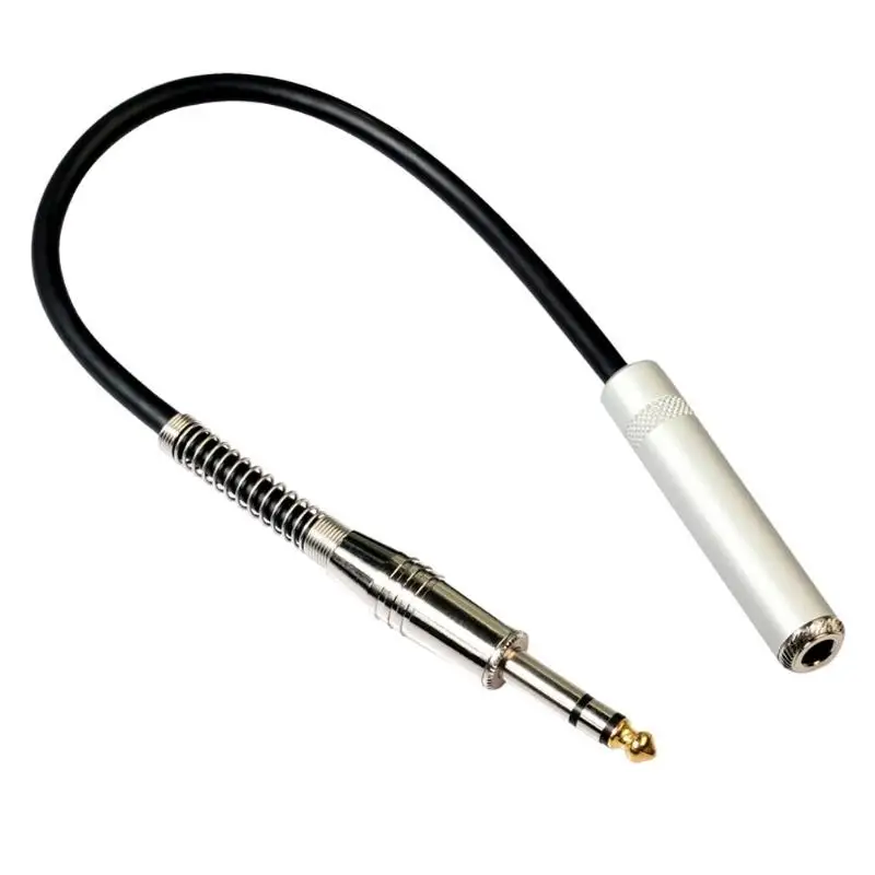 1ft/0.3m 6.35mm Stereo Male to Female Extension Audio Cable Amp Guitar 1/4 inch TRS Cable Extension Wire Cord M-F Audio Cables 
1ft/0.3m 6.35mm Stereo Male to Female Extension Audio Cable Amp Guitar 1/4 inch TRS Cable Extension Wire Cord M-F Audio Cables