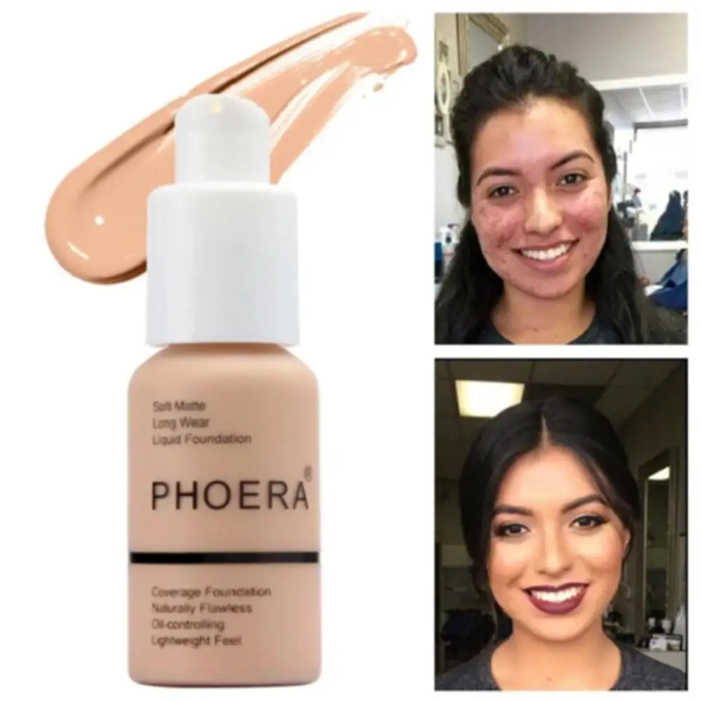 Brand Liquid Face Foundation Long-lasting Matte Finish Make Up Cream Professional Oil Control Base Makeup Concealer Cosmetic
Brand Liquid Face Foundation Long-lasting Matte Finish Make Up Cream Professional Oil Control Base Makeup Concealer Cosmetic