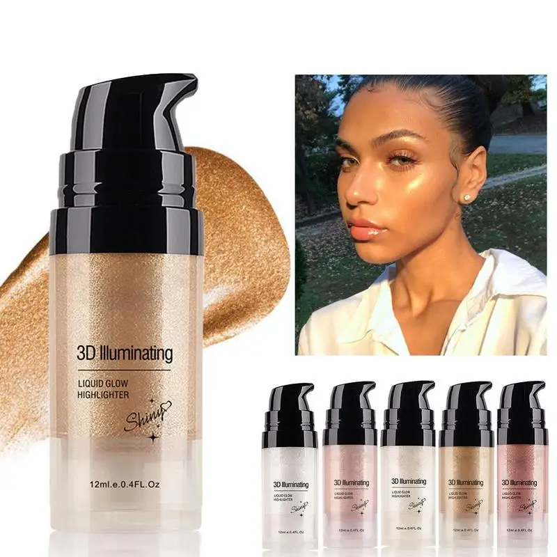 5 Colors Facial Highlighter Makeup Smooth Shimmer Glow Liquid Illuminator For Face Contour Makeup Highlight Liquid Highlighter
5 Colors Facial Highlighter Makeup Smooth Shimmer Glow Liquid Illuminator For Face Contour Makeup Highlight Liquid Highlighter