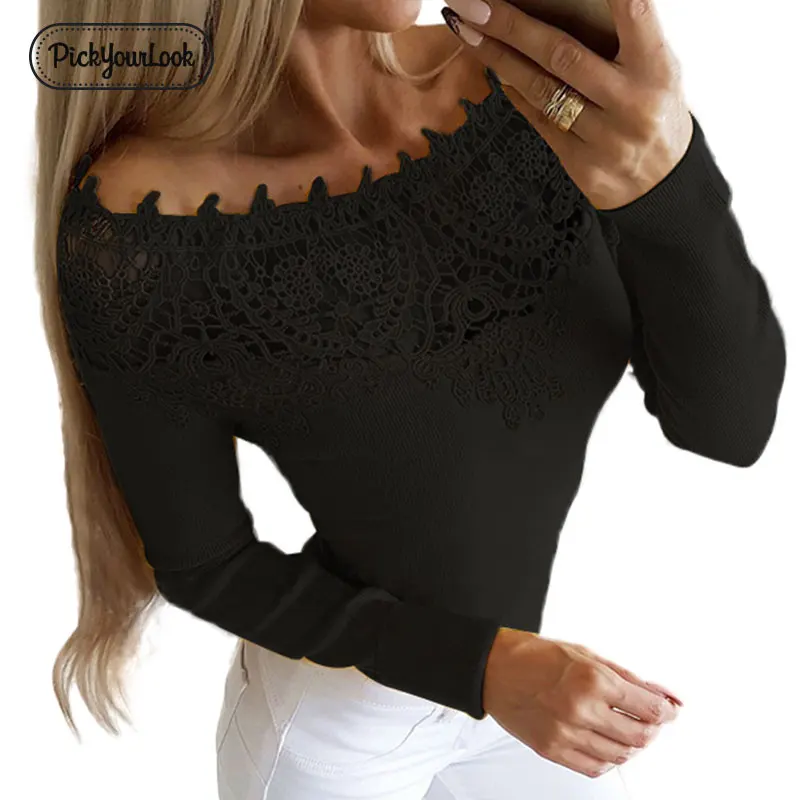 Pickyourlook Women Knitted Sweater Autumn Winter Long Sleeve Mesh Floral Female Knitwear Jumper Pullover Casual Tops Camicette
Pickyourlook Women Knitted Sweater Autumn Winter Long Sleeve Mesh Floral Female Knitwear Jumper Pullover Casual Tops Camicette