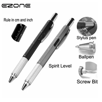 Tofok Multi-function Ballpoint Pen Black Ink Tool Driver Stylus Gradienter Scale Ruler Screwdriver Multi-purpose Pen Stationery
Tofok Multi-function Ballpoint Pen Black Ink Tool Driver Stylus Gradienter Scale Ruler Screwdriver Multi-purpose Pen Stationery