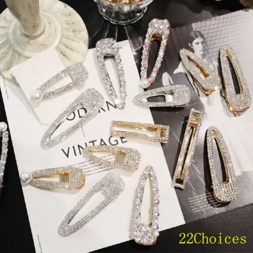 Fashion Women Pearl Hair Clip Snap Bling Sequined Barrette Stick Hairpin Crystal Hair Accessories Gift
Fashion Women Pearl Hair Clip Snap Bling Sequined Barrette Stick Hairpin Crystal Hair Accessories Gift