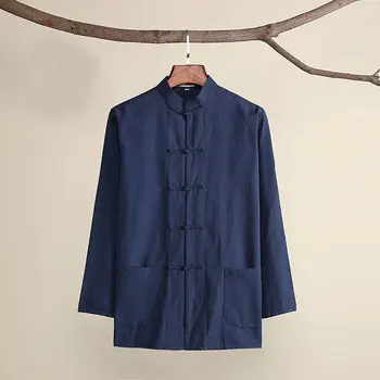 Traditional Chinese Tang Suit Top Clothes Men Long Sleeve Kung Fu Tai Chi Uniform Cotton Shirt Blouse Coat Plus Size M-4XL
Traditional Chinese Tang Suit Top Clothes Men Long Sleeve Kung Fu Tai Chi Uniform Cotton Shirt Blouse Coat Plus Size M-4XL