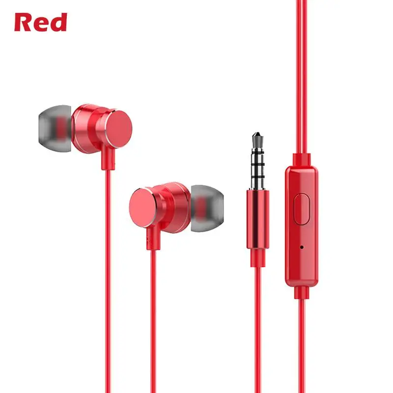 

Portable Earphones Wired In-ear E-sports Gaming Earbud 3D Stereo HD Sound Surround Sport Outing Device With Mic Hands-free Calls