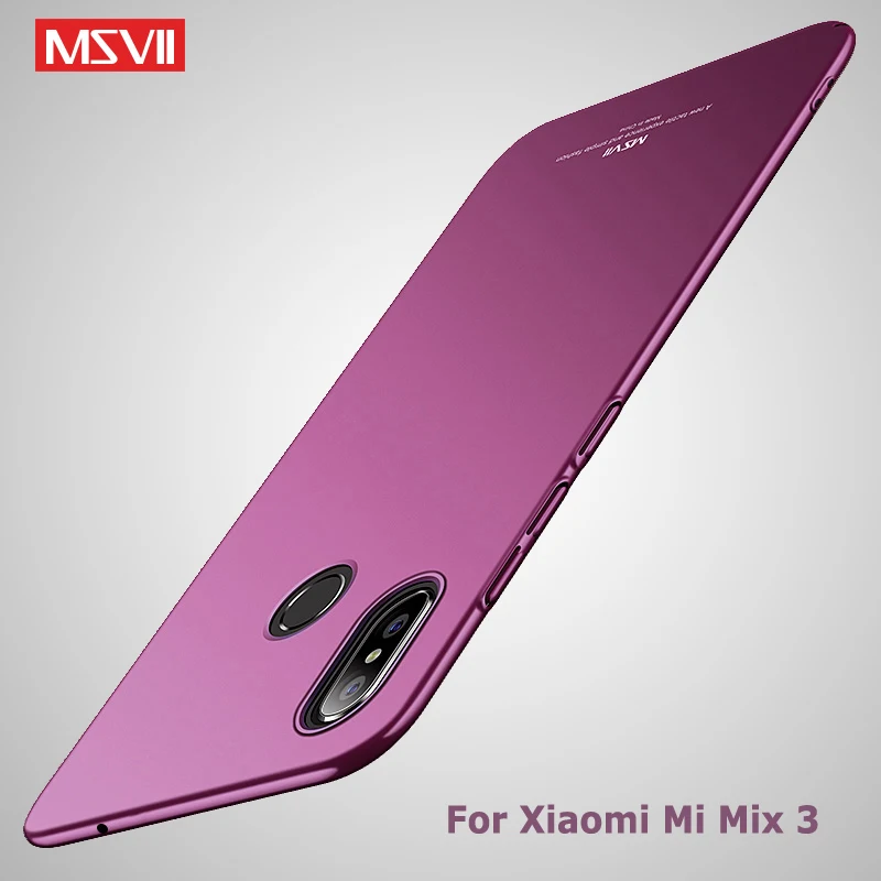 Чехол MSVII для Xiaomi Mix 3 2 s S Тонкие Матовые чехлы Xiomi Mi Mix3 чехол из поликарбоната Mix2