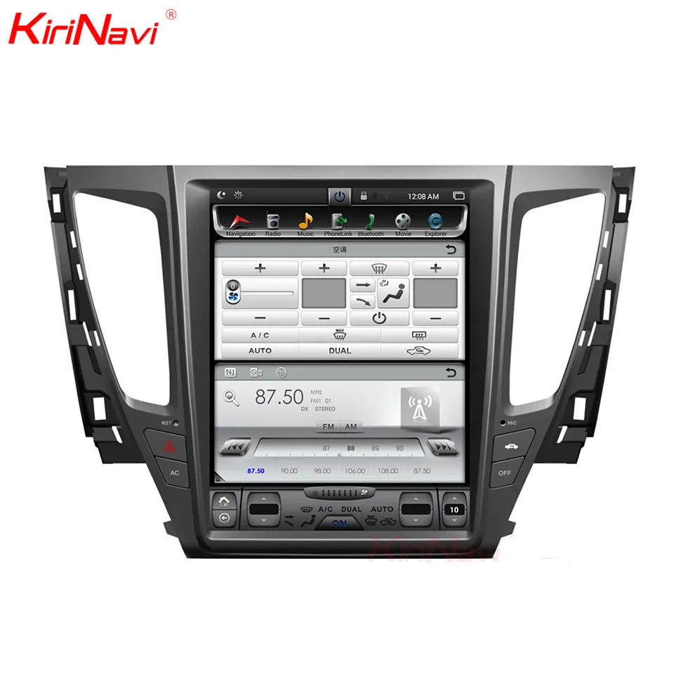 KiriNavi Vertical Screen Tesla Style 12.1inch Car MultimediaFor Mitsubishi Pajero Sport Montero Android Radio GPS Navigation MP3
KiriNavi Vertical Screen Tesla Style 12.1inch Car MultimediaFor Mitsubishi Pajero Sport Montero Android Radio GPS Navigation MP3