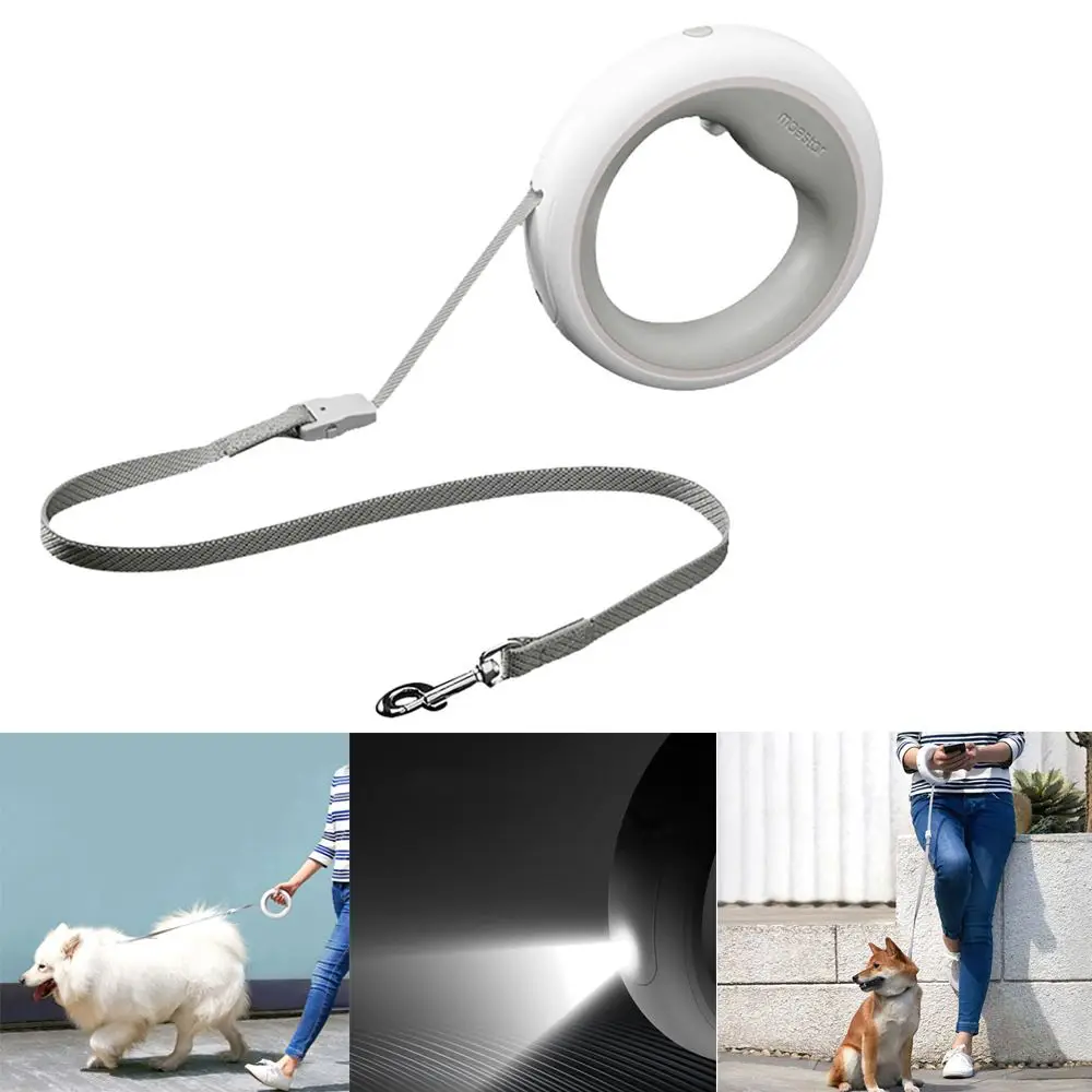 MOESTAR 2.6m Retractable Dog Leash USB Rechargeable LED Night Light Traction Rope Pet Puppy Chain Dog Training Rope
MOESTAR 2.6m Retractable Dog Leash USB Rechargeable LED Night Light Traction Rope Pet Puppy Chain Dog Training Rope