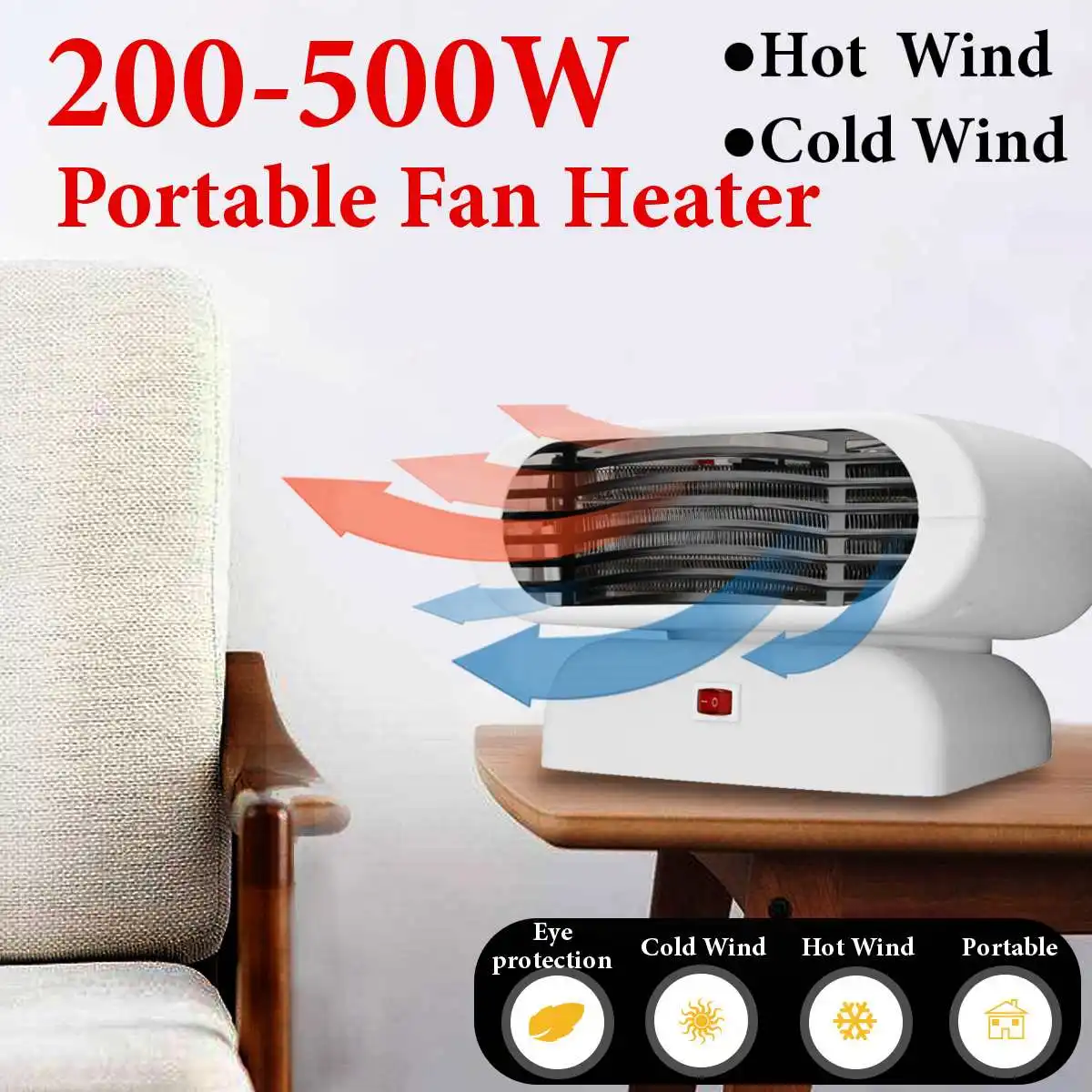 3 Level Electric Portable Heater Warm Blower Air Conditioning Fan Cold Shake Head Radiator Desktop Mini Electric Heater For Home
3 Level Electric Portable Heater Warm Blower Air Conditioning Fan Cold Shake Head Radiator Desktop Mini Electric Heater For Home