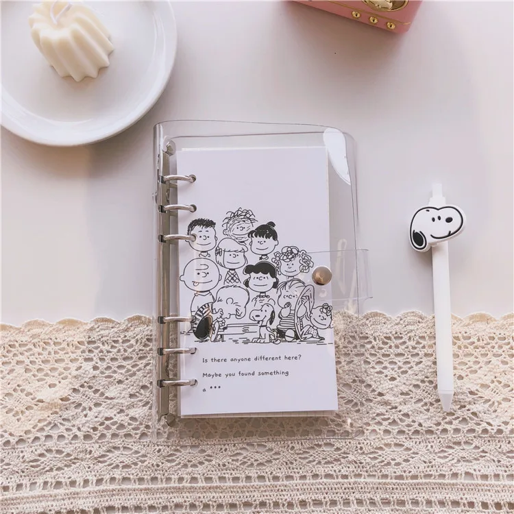 SIXONE Simple Style Rogue dog Loose Page Handbook A6 Grid Notebook Student Travel Diary office school supplies stationery
SIXONE Simple Style Rogue dog Loose Page Handbook A6 Grid Notebook Student Travel Diary office school supplies stationery