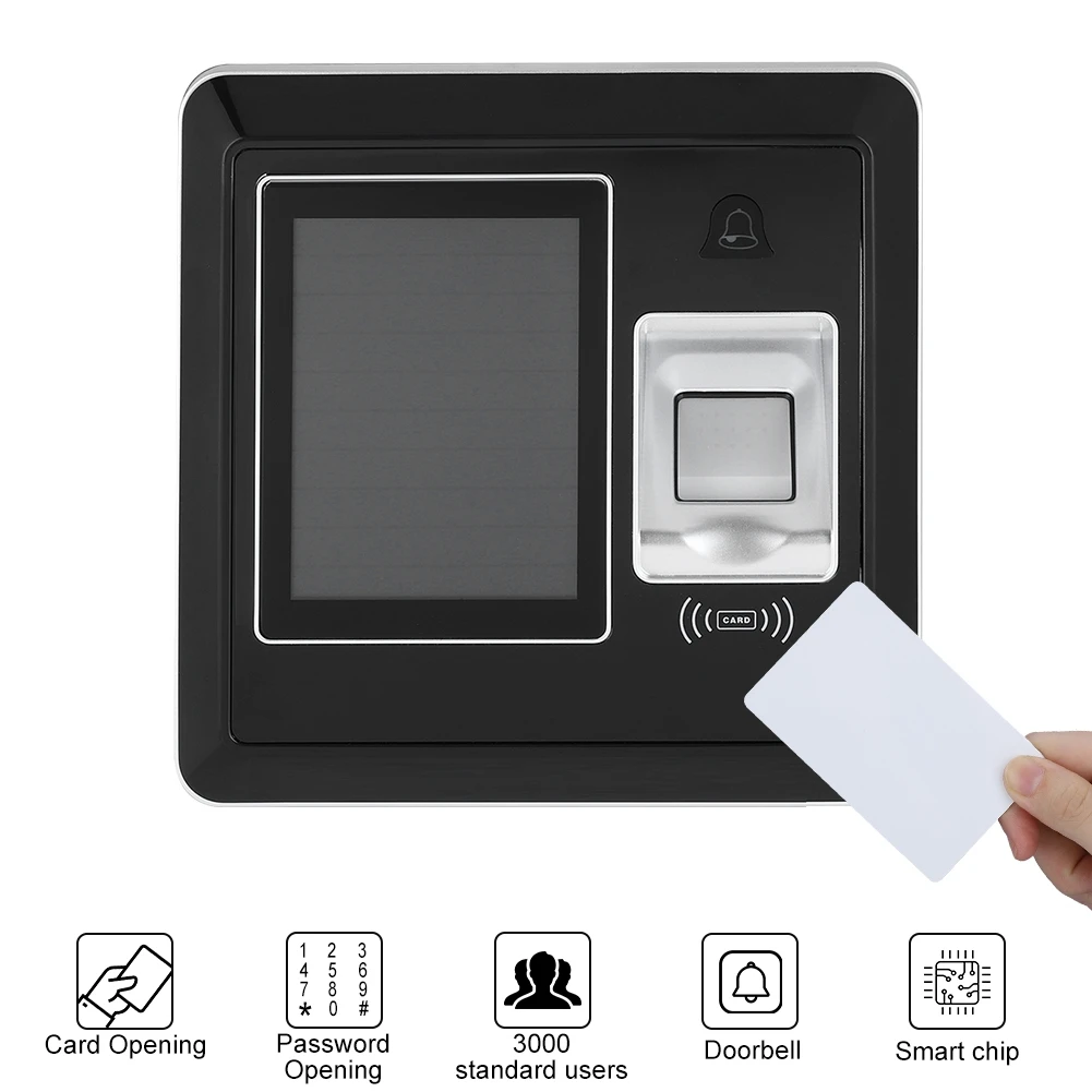 125Khz Biometric Fingerprint Time Attendance System Employee Time Clock Access Control
125Khz Biometric Fingerprint Time Attendance System Employee Time Clock Access Control
