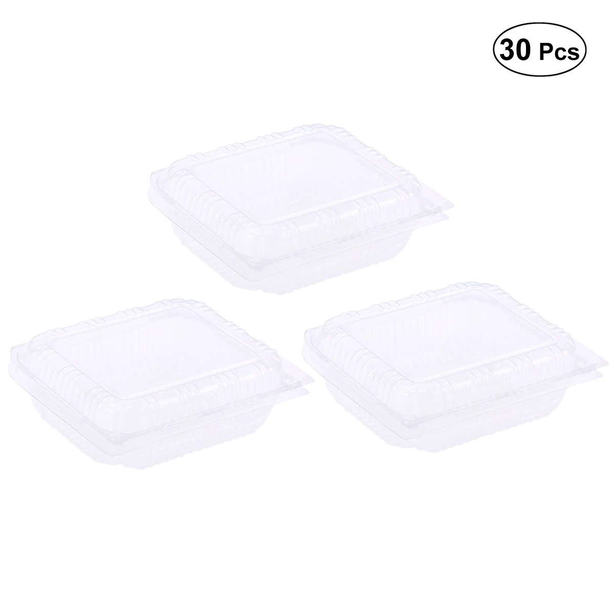 30pcs Disposable Plastic Food Containers With Lid For Holding Fruits Vegetables Desserts Takeout(Transparent)
30pcs Disposable Plastic Food Containers With Lid For Holding Fruits Vegetables Desserts Takeout(Transparent)
