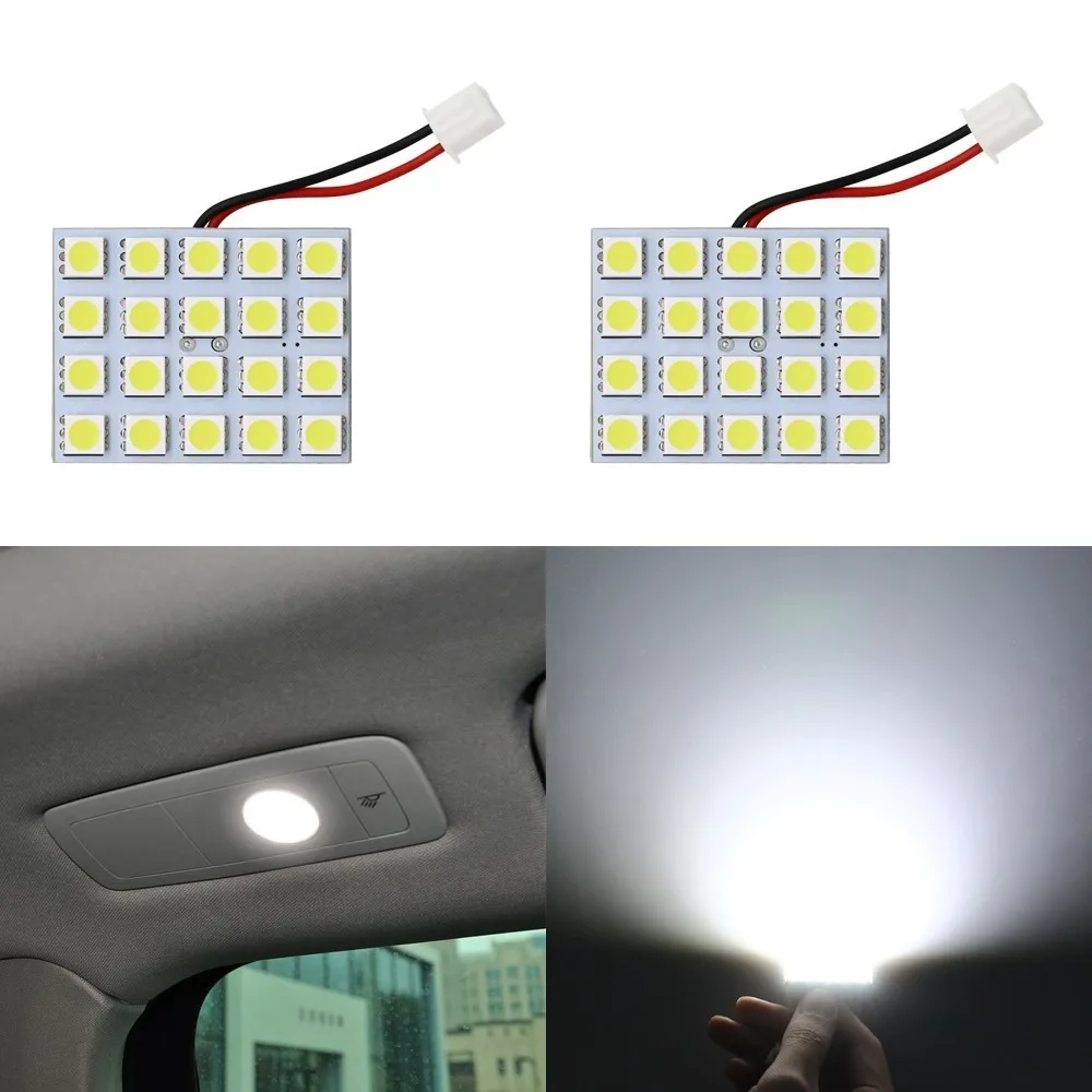 1 Piece 5050 LED Auto Panel Light Reading Dome Bulb Car Interior Roof Map Lamp T10 W5W C5W C10W BA9S Festoon 3 Adapter Base
1 Piece 5050 LED Auto Panel Light Reading Dome Bulb Car Interior Roof Map Lamp T10 W5W C5W C10W BA9S Festoon 3 Adapter Base