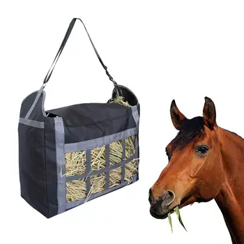 Portable Large Capacity Horse Hay Storage Bag Oxford Cloth Slow Feeding Handbag Divider Feeder Hay Net Farm Supplies
Portable Large Capacity Horse Hay Storage Bag Oxford Cloth Slow Feeding Handbag Divider Feeder Hay Net Farm Supplies