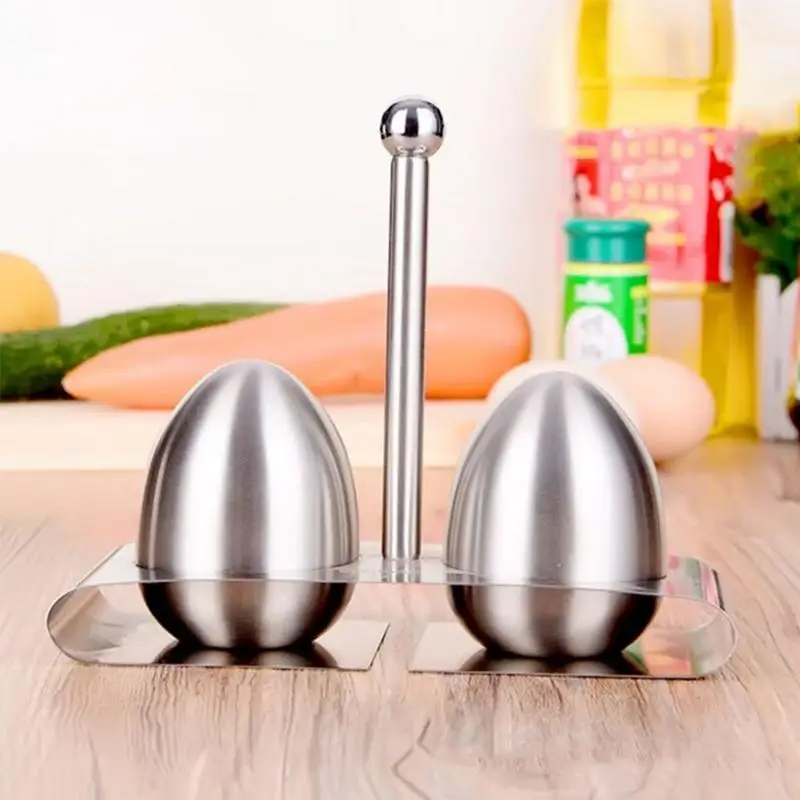 2 PCS Seasoning Pot Egg Shaped Stainless Steel Sugar Shaker Set Salt Pepper Dispenser
2 PCS Seasoning Pot Egg Shaped Stainless Steel Sugar Shaker Set Salt Pepper Dispenser