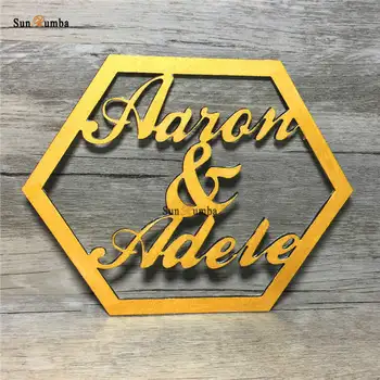 Wedding Sign Custom Personalized Name Hexagonal Wooden Hanging Signs Vintage Wedding Decoration for Chair Wood Photo Booth Props
Wedding Sign Custom Personalized Name Hexagonal Wooden Hanging Signs Vintage Wedding Decoration for Chair Wood Photo Booth Props
