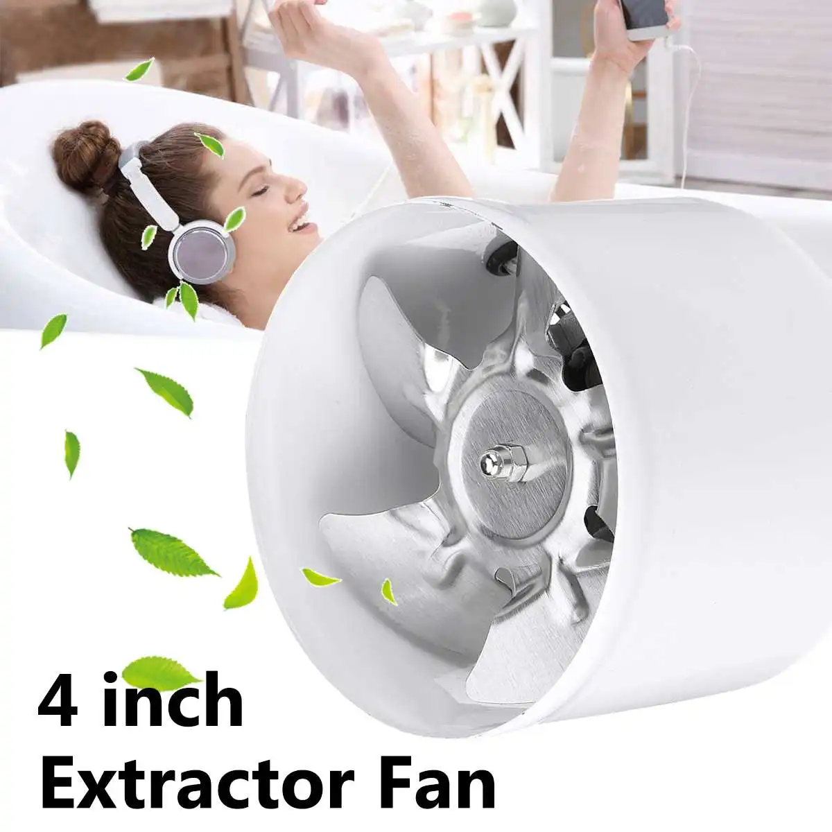 4'' Exhaust Fans 220V Blower Silent Wall Extractor Ventilation Fan Window Ventilator Fan Bathroom Kitchen Toilet Cooling Vents
4'' Exhaust Fans 220V Blower Silent Wall Extractor Ventilation Fan Window Ventilator Fan Bathroom Kitchen Toilet Cooling Vents