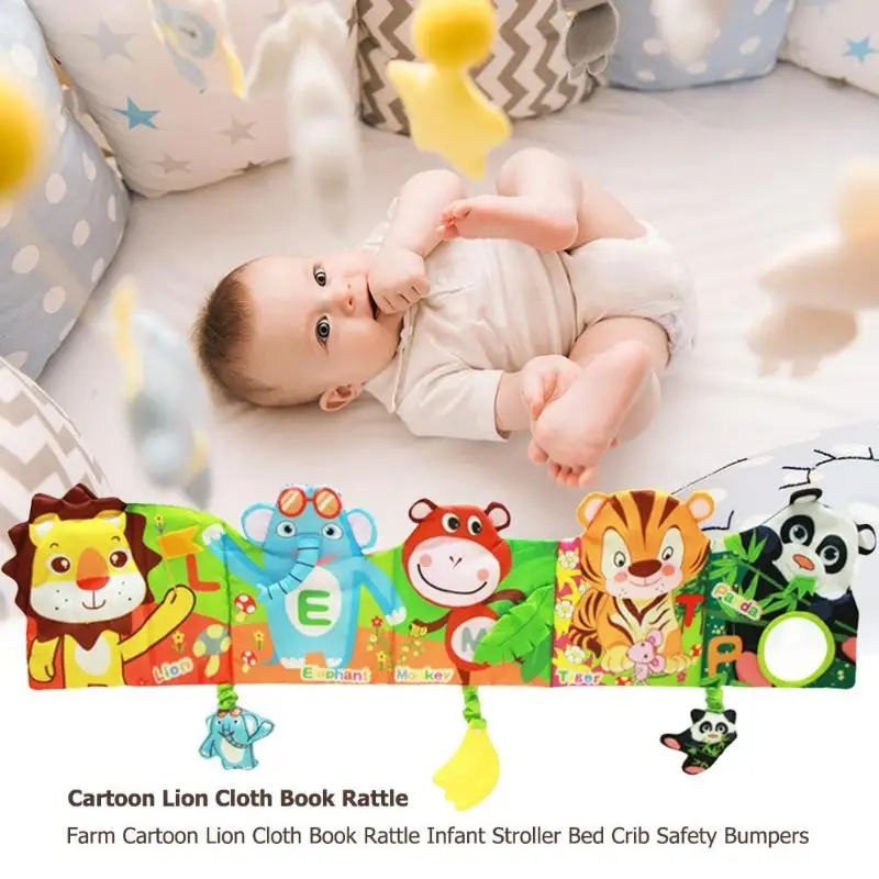 Baby Bumpers Farm Cartoon Lion Cloth Book Rattle Infant Stroller Bed Crib Safety Bumpers Baby Head Body Guard Baby Protector
Baby Bumpers Farm Cartoon Lion Cloth Book Rattle Infant Stroller Bed Crib Safety Bumpers Baby Head Body Guard Baby Protector