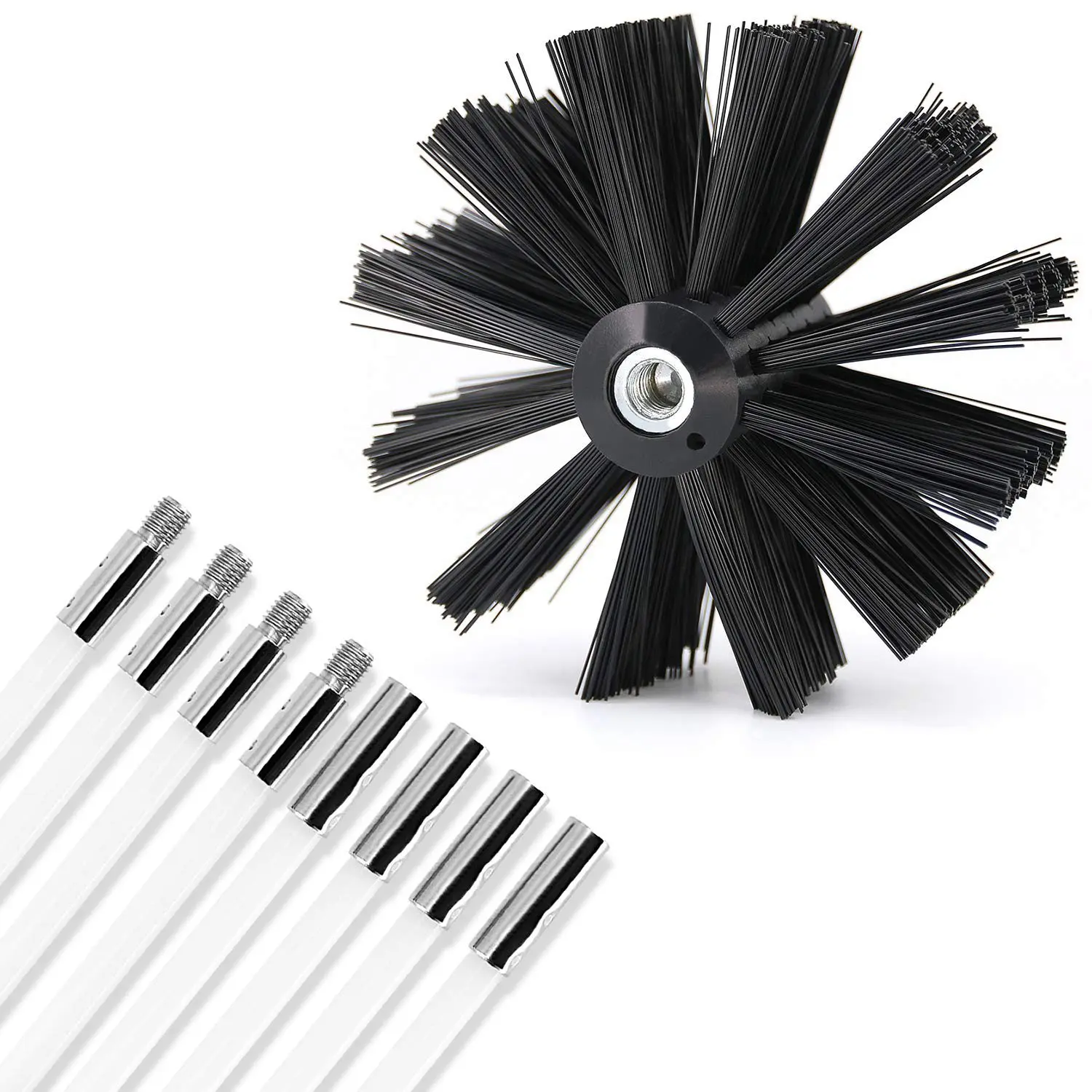 Promotion! Dryer Duct Cleaning Kit, Flexible Lint Remover, Can Use With A Power Drill Or Without A Power Drill, Includes Eight
Promotion! Dryer Duct Cleaning Kit, Flexible Lint Remover, Can Use With A Power Drill Or Without A Power Drill, Includes Eight