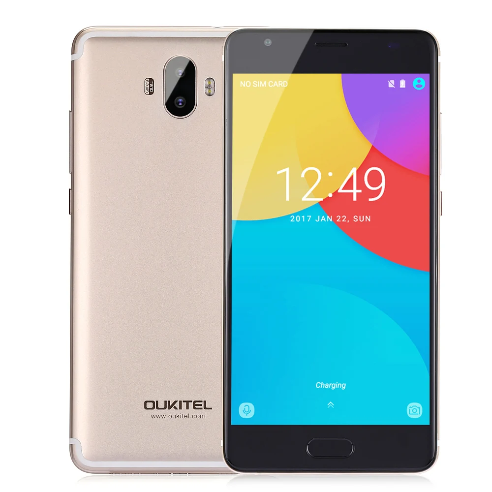 

OUKITEL K8000 Android 7.0 5.5'Mobile Phone Octa Core 4GB 64GB 8000mAh 13.0MP+16.0MP Rear Cameras Cellphone Front Touch ID Unlock