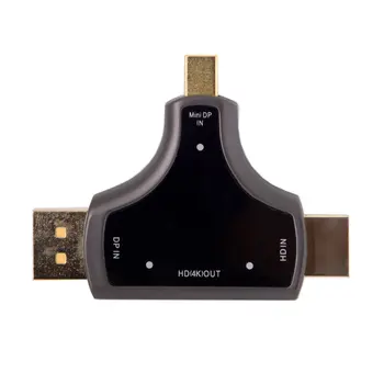 10pcs/lot Displayport & HDMI & Mini DP 3in1 to HDMI Female Adapter 4K 2K for MacBook Laptop PC
10pcs/lot Displayport & HDMI & Mini DP 3in1 to HDMI Female Adapter 4K 2K for MacBook Laptop PC