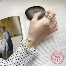 Factory Price 100% 925 Silver Fashion Concise Delicate Transfer Bracelets Fine Jewelry for Female
Factory Price 100% 925 Silver Fashion Concise Delicate Transfer Bracelets Fine Jewelry for Female