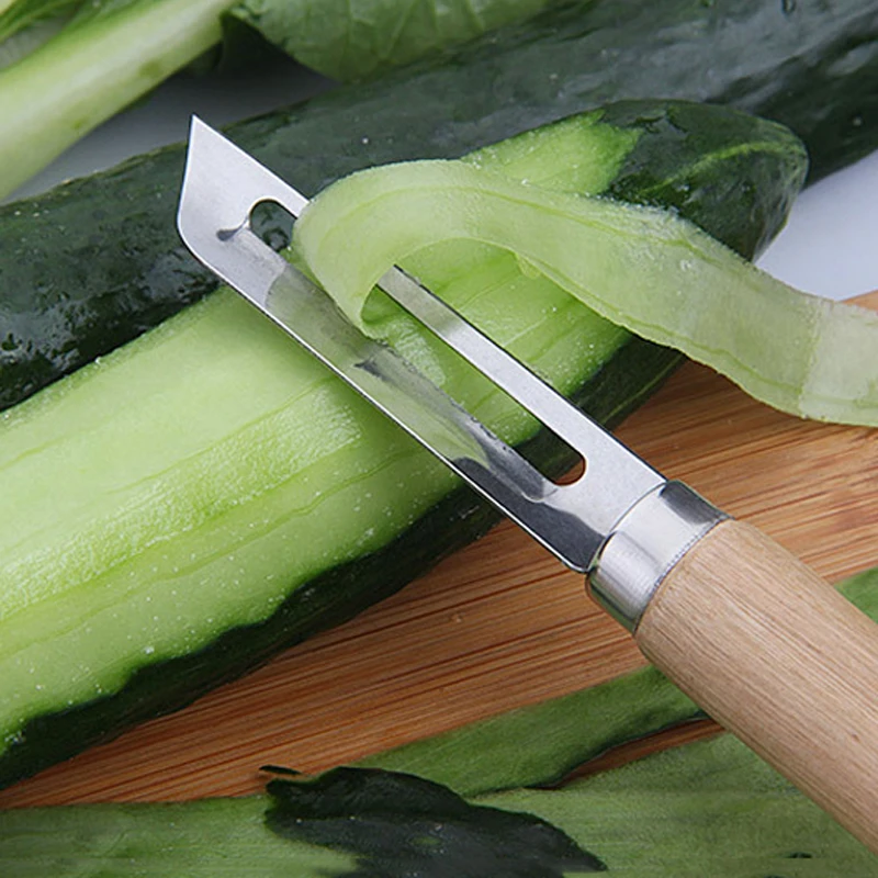Wood Handle Potato Peeler Parer Tool Ultra Sharp Ceramic Cutlery Peeler Fruits Vegetable Kitchen Gadgets
Wood Handle Potato Peeler Parer Tool Ultra Sharp Ceramic Cutlery Peeler Fruits Vegetable Kitchen Gadgets