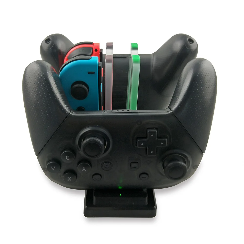 OSTENT 6 in 1 Charger Charging Dock Power Station for Nintendo Switch Console Controllers