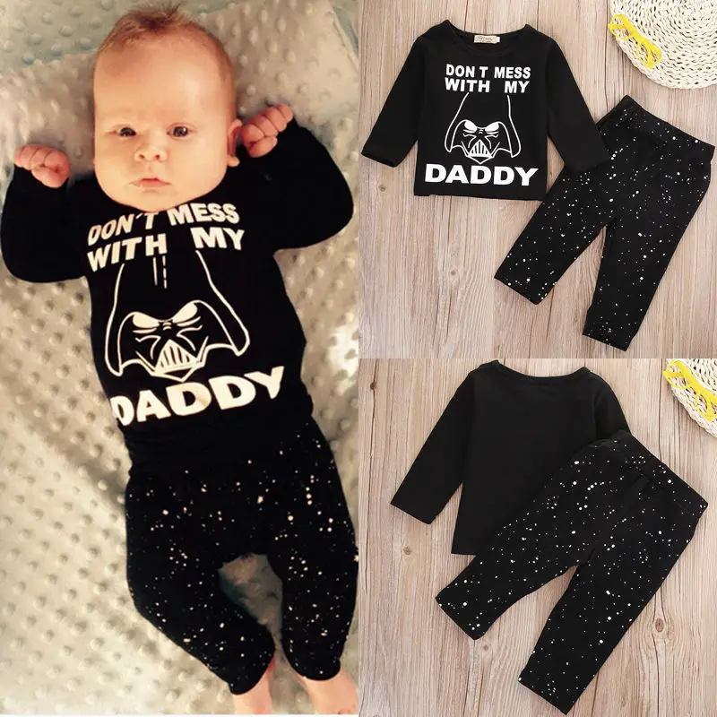 Pudcoco Baby Set 0-24M Newborn Baby Boys Girl Star Wars Clothes Tops T-shirt+Long Pants Outfit Set 2pcs
Pudcoco Baby Set 0-24M Newborn Baby Boys Girl Star Wars Clothes Tops T-shirt+Long Pants Outfit Set 2pcs