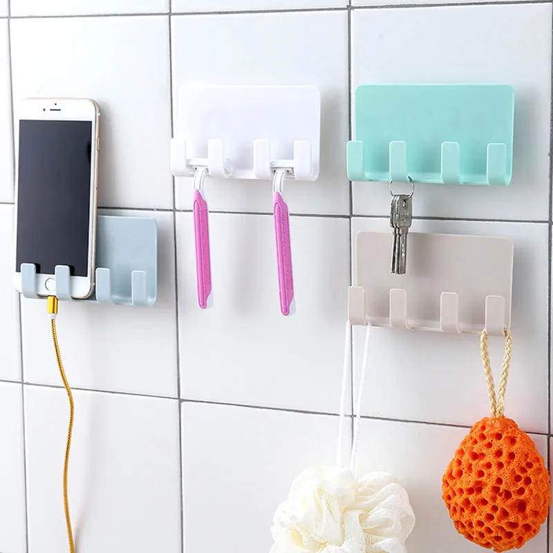 Strong Sticky Adhesive Multifunction 1 PC Phone Charging Holde 4 Hooks Wall Sticking Charge Up Cell Phones Support Rack Plastic
Strong Sticky Adhesive Multifunction 1 PC Phone Charging Holde 4 Hooks Wall Sticking Charge Up Cell Phones Support Rack Plastic