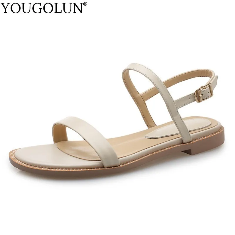 Cow Leather Flat T-Strap Sandals Women Summer New A199 Ladies Buckle Sandal Sexy Woman Sewing Black Beige Brown Open Toe Shoes
Cow Leather Flat T-Strap Sandals Women Summer New A199 Ladies Buckle Sandal Sexy Woman Sewing Black Beige Brown Open Toe Shoes