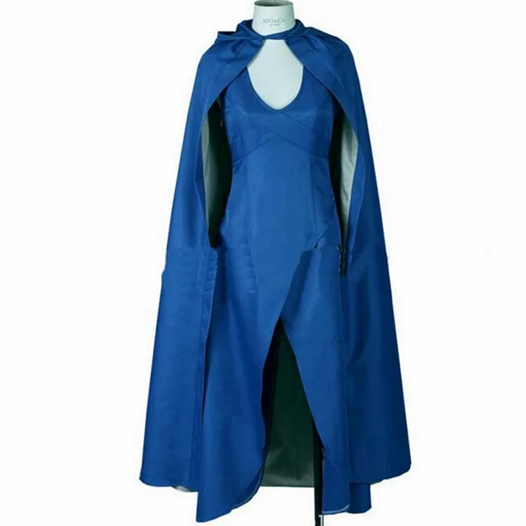 Carnival Game Of Thrones Cosplay Daenerys Targaryen Wedding Dress Costume Halloween Party Long Blue Dress Sexy Blue Dress Cloak
Carnival Game Of Thrones Cosplay Daenerys Targaryen Wedding Dress Costume Halloween Party Long Blue Dress Sexy Blue Dress Cloak