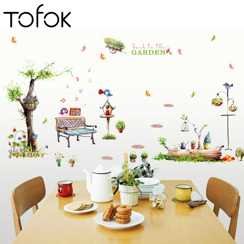 Tofok Green Home Small Grove Romantic Home Pastoral Style Wall Sticker Removable Pvc Transparent TV Background Mural Vinyl Decal
Tofok Green Home Small Grove Romantic Home Pastoral Style Wall Sticker Removable Pvc Transparent TV Background Mural Vinyl Decal