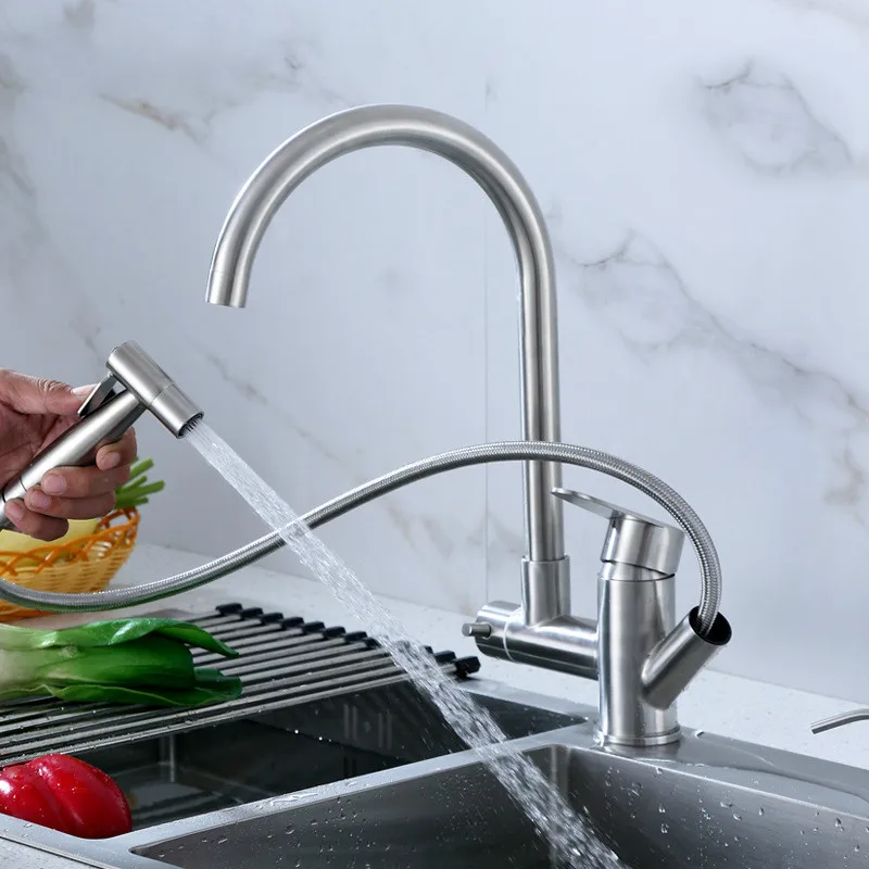 2019 New Product 360 Swivel Kitchen Faucet With Pull Out Kitchen Tap Spray Water Gun Hot And Cold Multifunctional kitchen faucet
2019 New Product 360 Swivel Kitchen Faucet With Pull Out Kitchen Tap Spray Water Gun Hot And Cold Multifunctional kitchen faucet