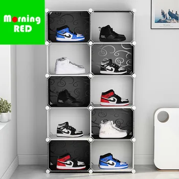 Hot Sale Fashion Trend AJ Sneakers Shoe Box Transparent Dust Door Assembly Display Rack Sports Shoes Storage Organizer Artifact
Hot Sale Fashion Trend AJ Sneakers Shoe Box Transparent Dust Door Assembly Display Rack Sports Shoes Storage Organizer Artifact